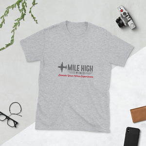 Short-Sleeve Unisex T-Shirt - Mile High Wines 