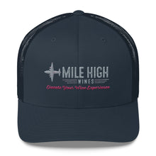 Load image into Gallery viewer, Trucker Cap- Free Shipping - Mile High Wines 