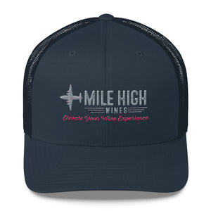 Trucker Cap- Free Shipping - Mile High Wines 