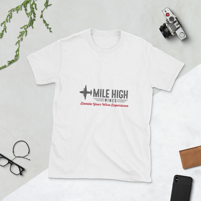 Short-Sleeve Unisex T-Shirt - Mile High Wines 